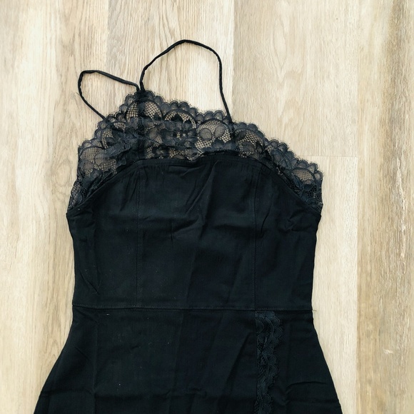 NWT Free People Black Premonitions Bodycon Dress S - Picture 3 of 5